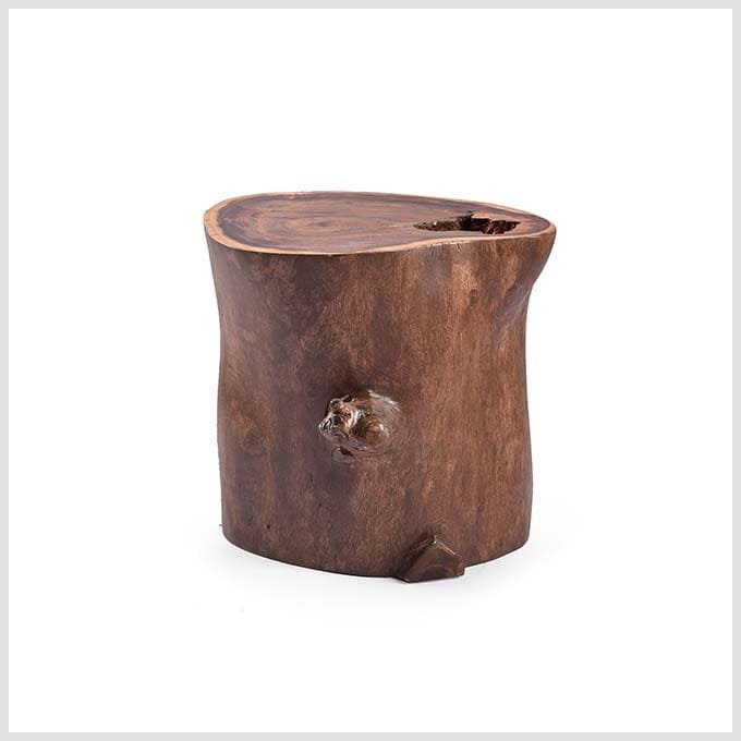 Live Edge Big Stump – Rustic Natural Walnut Base