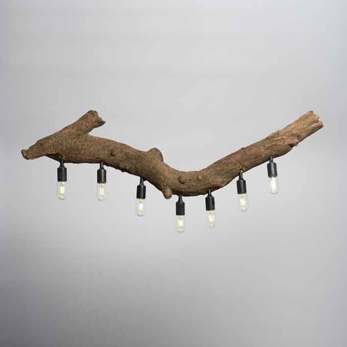 Live Edge Chandelier – Designer Ceiling Lamp