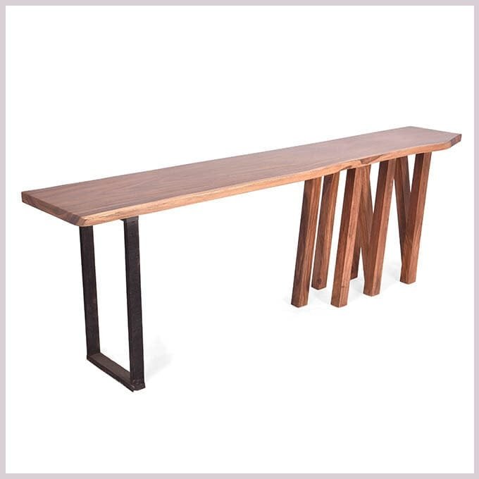 Live Edge Octa Console Table