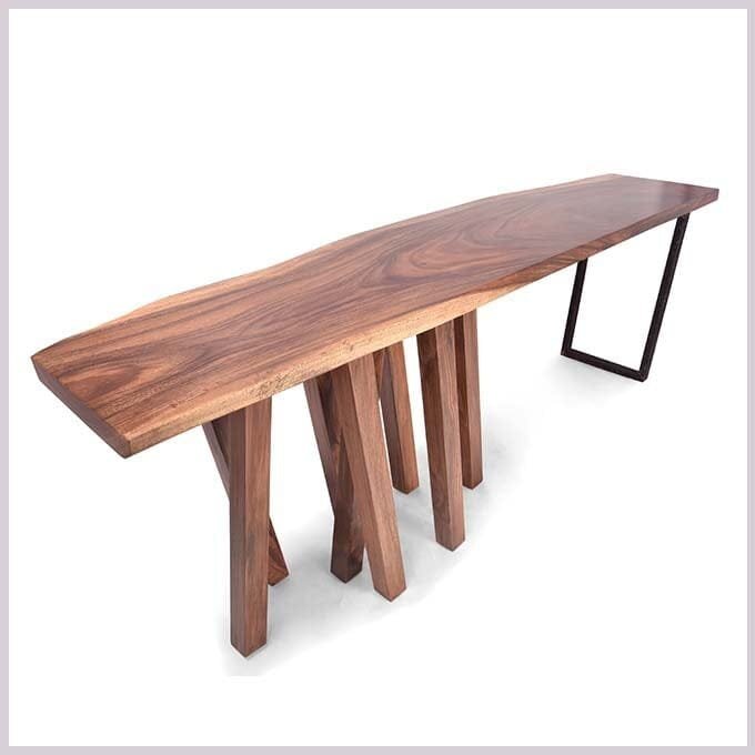 Live Edge Octa Console Table - Image 4