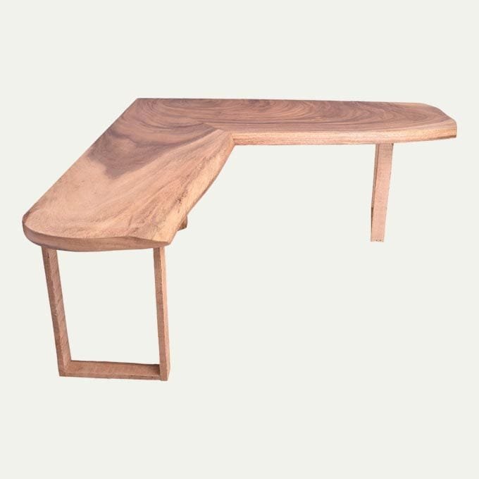 Custom Solid Wood Corner Bench - Image 2