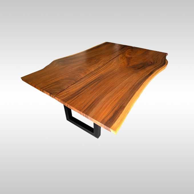 Live Edge Inverse Bookmatch Table