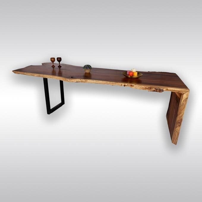 Live Edge Rustic Drop Down Table - Image 3