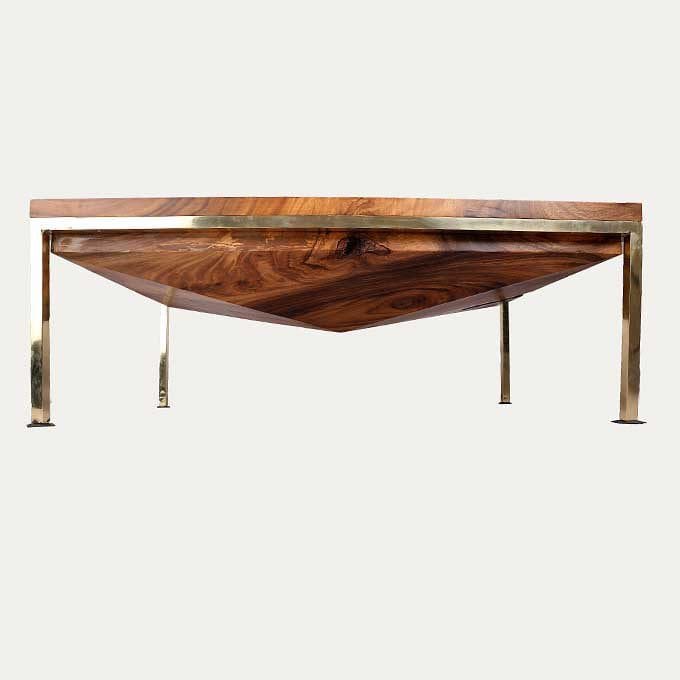 Live Edge Great Pyramid Coffee Table