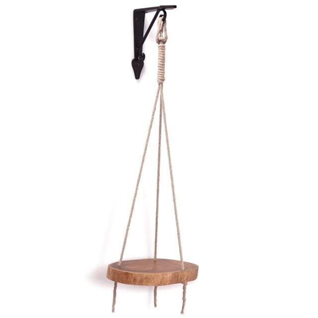Live Edge Hanging Side Table