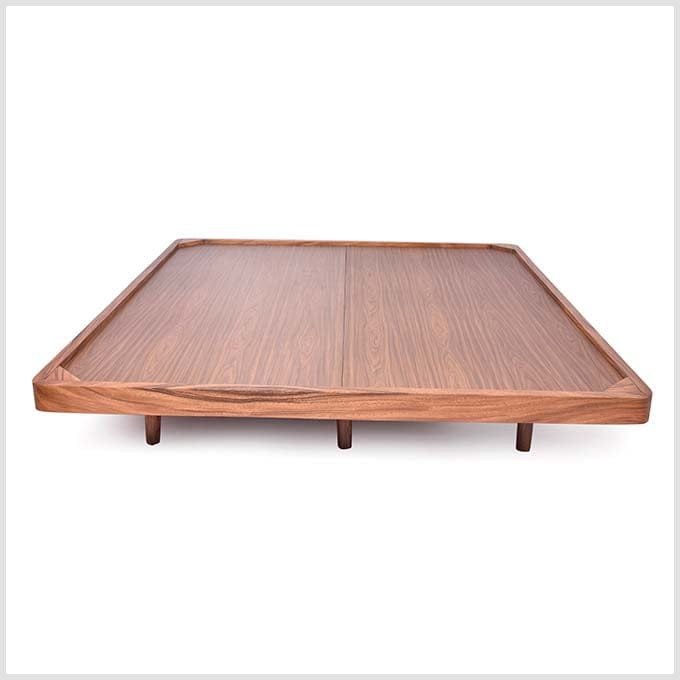 Custom Made Solid Wood Walnut Bed – Easy Assembly & Durable Build - Image 2