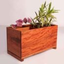 Custom Solid Wooden Neem Planter
