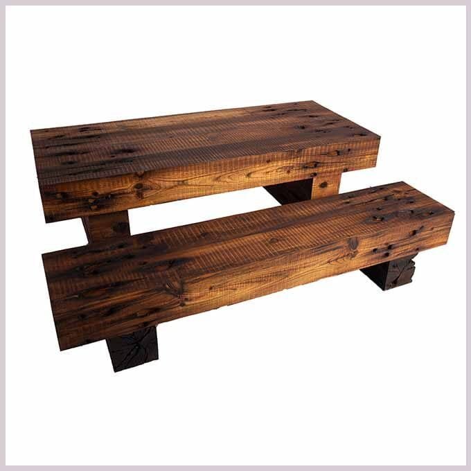 Old Railway Coffee Table - Image 2