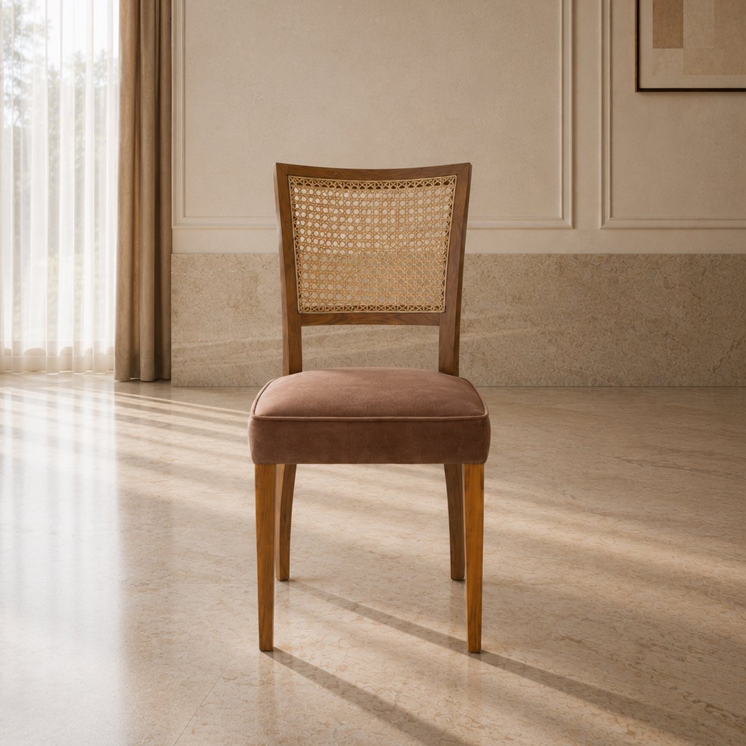 Solid Wooden Cane He Cane Chair