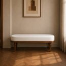 Custom Made Solid Wooden Oval Lounger Sofa