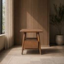 Wooden Bed Side Table – Nightstand Storage Design