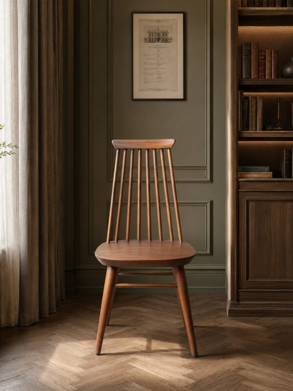 Wooden Spooked Without Hands Chair – Simple, Sleek & Sturdy