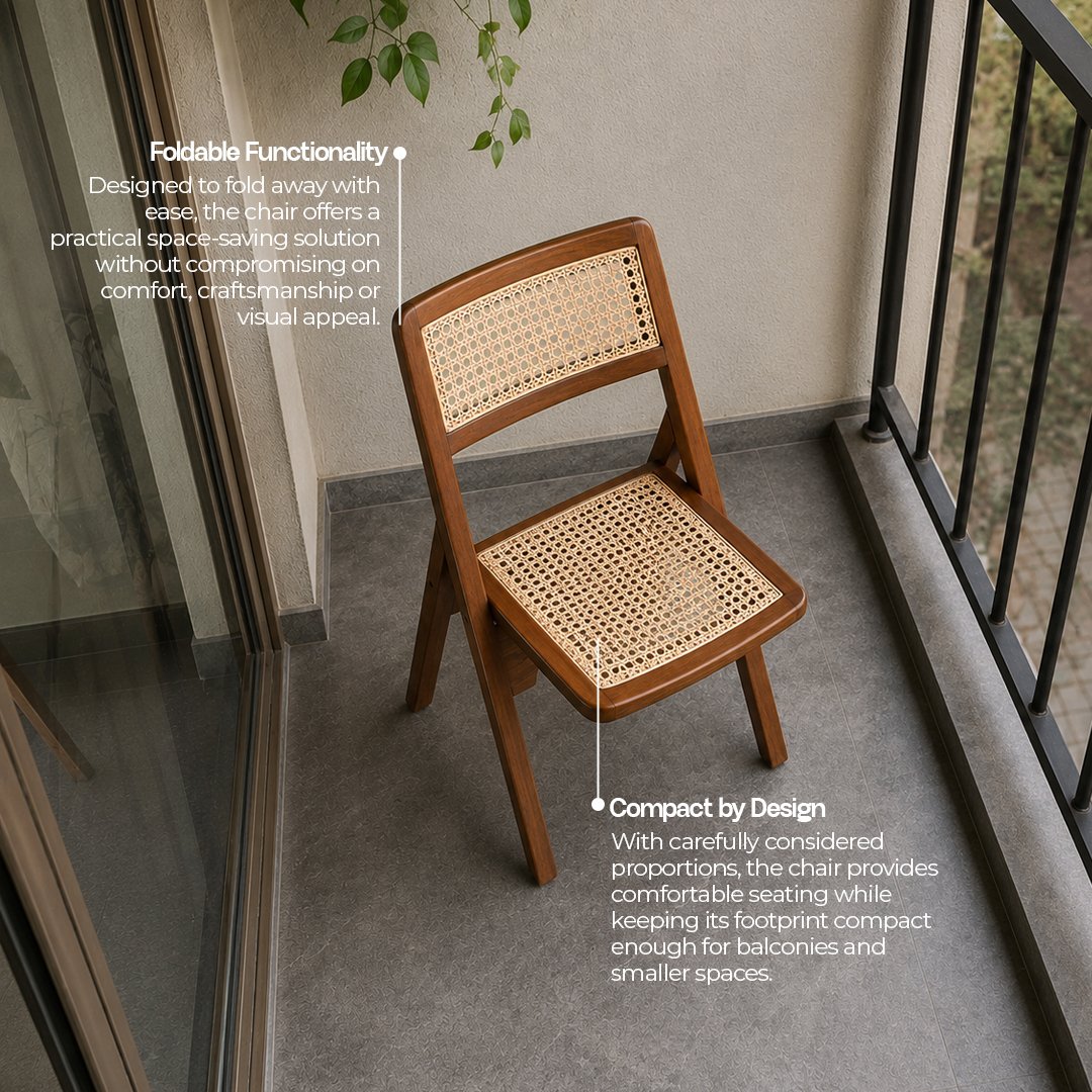 Foalding Balcony Chair - Image 2