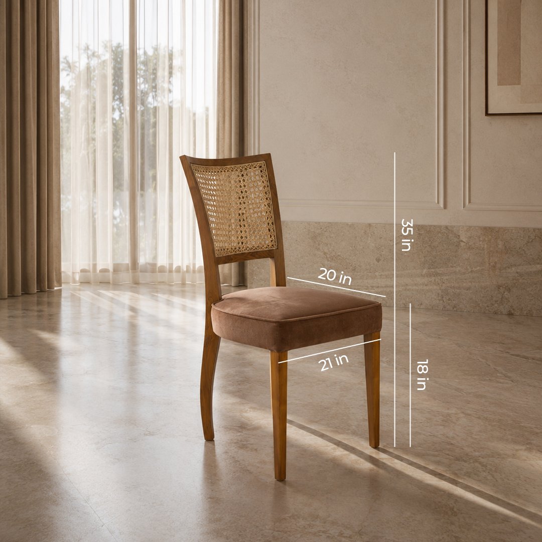 Solid Wooden Cane He Cane Chair - Image 6