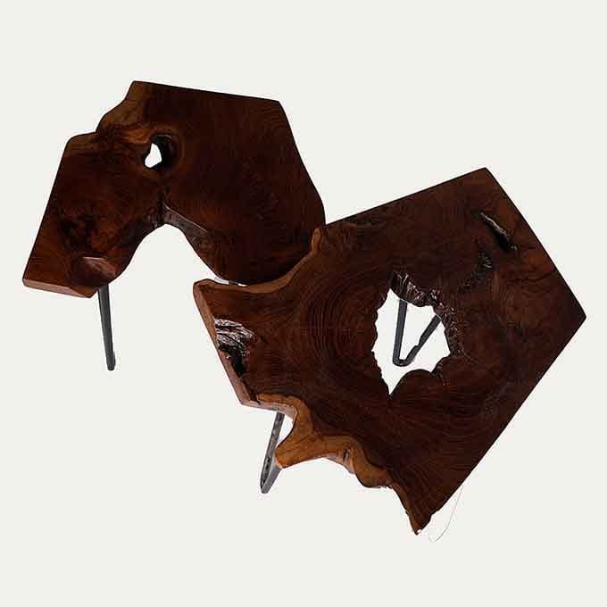 Live Edge Rooted Nesting Tables - Image 3