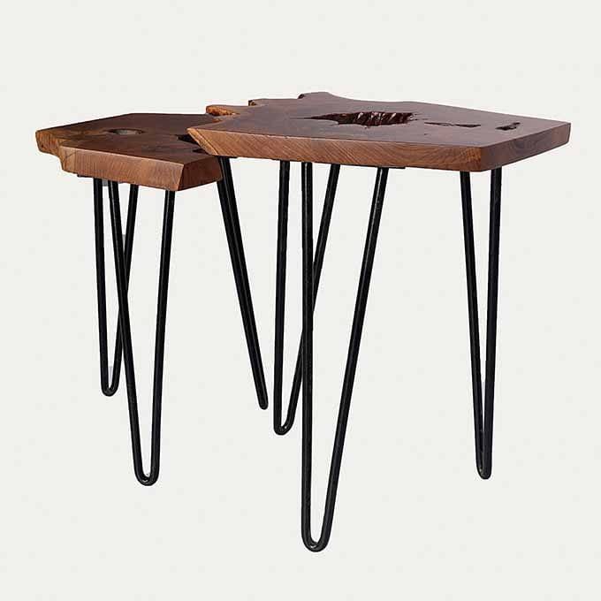 Live Edge Rooted Nesting Tables - Image 4