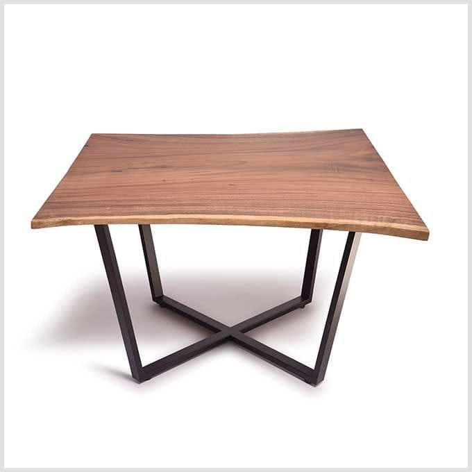 Live Edge Solid Walnut Wood Dining Table - Image 4