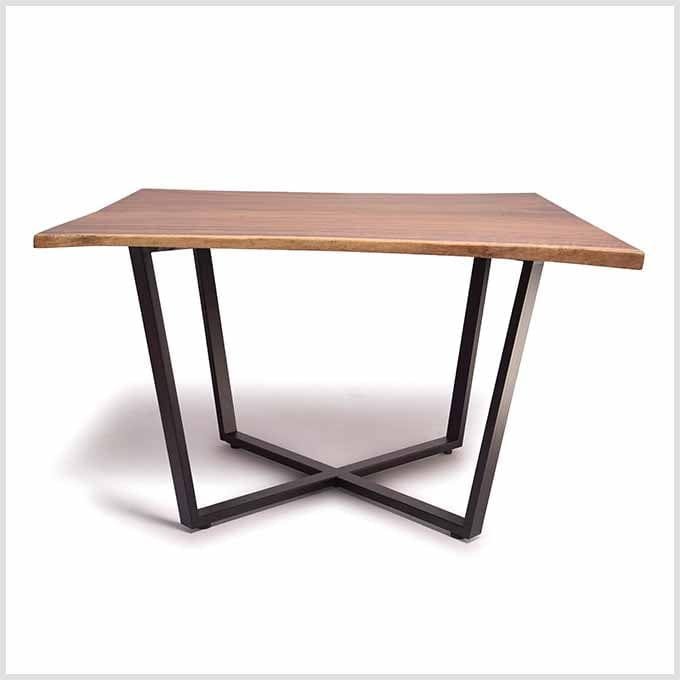 Live Edge Solid Walnut Wood Dining Table - Image 2