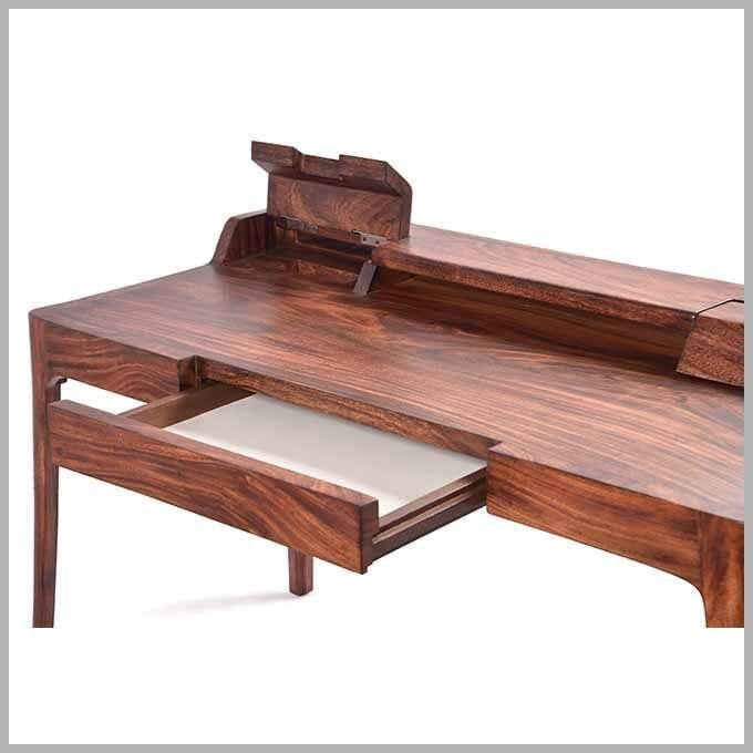Solid Wooden Study Hard Study Table - Image 5