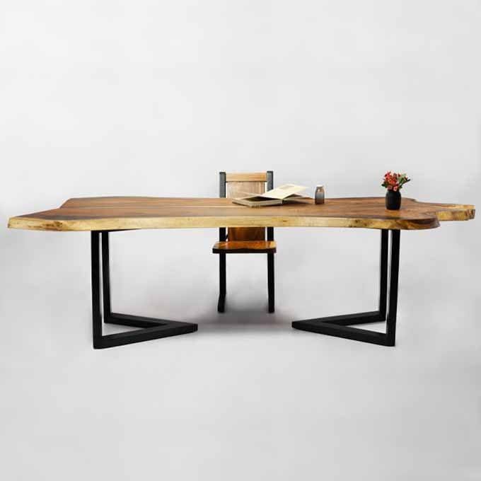 Live Edge Yin Yang Table